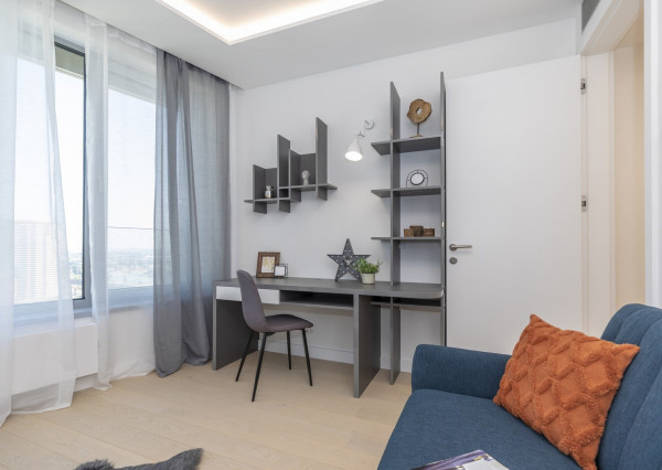 Na prenájom štýlový 3-izbový byt v SKYPARK RESIDENCE s výhľadom na prístav