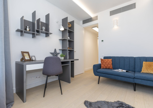 Na prenájom štýlový 3-izbový byt v SKYPARK RESIDENCE s výhľadom na prístav