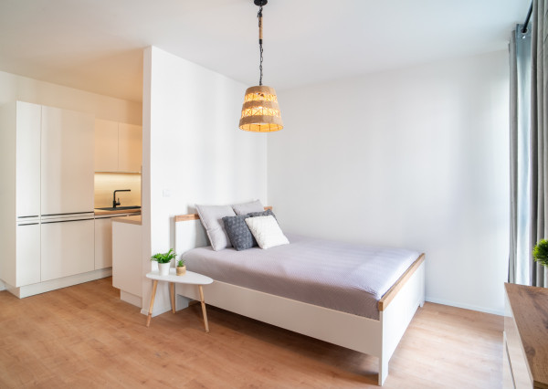 Na prenájom kompletne zariadený 1-izbový byt v novostavbe projektu Noemis v Stupave