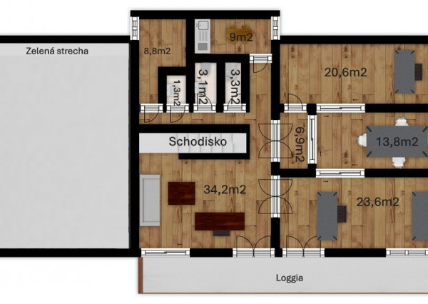 Na prenájom jedno podlažie polyfunkcie na Zavarskej ulici v Trnave