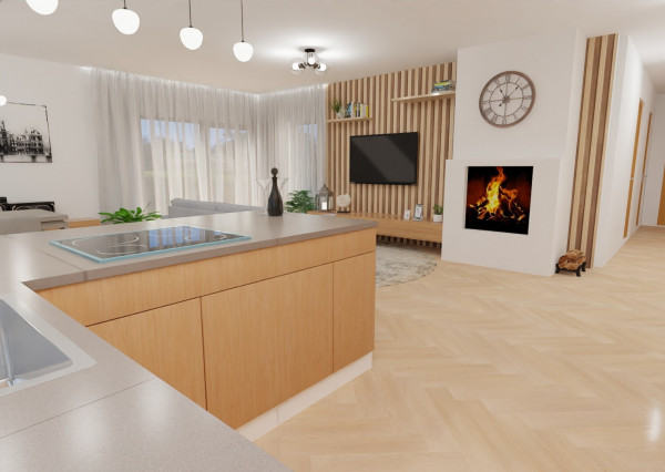 Na predaj 4-izbová novostavba s dvojgarážou v Suchohrade