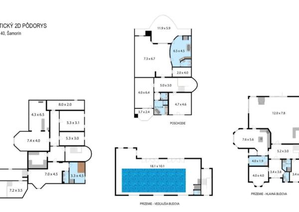 Na predaj 6-izbové rodinné sídlo v Šamoríne