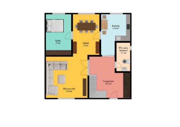 Na predaj 5-izbový rodinný dom – Bratislava, Vrakuňa