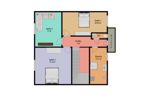 Na predaj 5-izbový rodinný dom – Bratislava, Vrakuňa