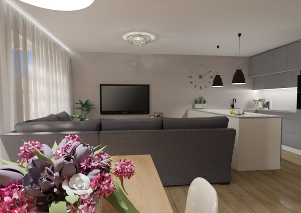 Na predaj 4 izbová bytová jednotka v dvojdome v Lehniciach