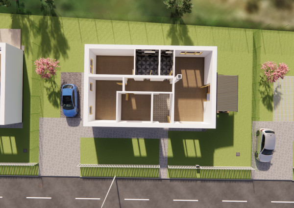 Na predaj 4-izbový bungalov TYP DOMU A  v obci Jelka