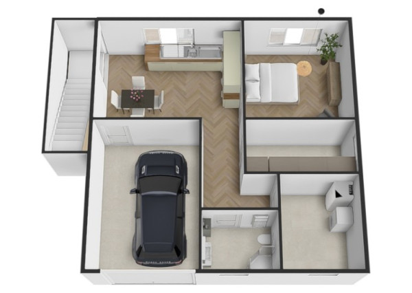 Na predaj rodinný dom s garážou v obci Šoporňa – štandard je zahrnutý v cene