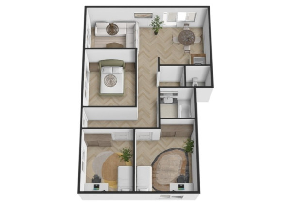 Na predaj príjemný 4-izbový byt so záhradou v Tomášove