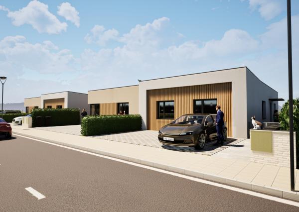 Na predaj novostavba dvojdom - Nové m. n. Váhom - Častkovce.