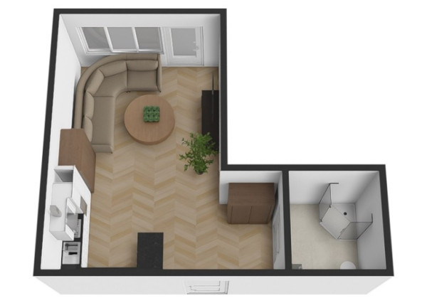 Na prenájom 1-izbový byt v Trenčíne na ulici Halalovka