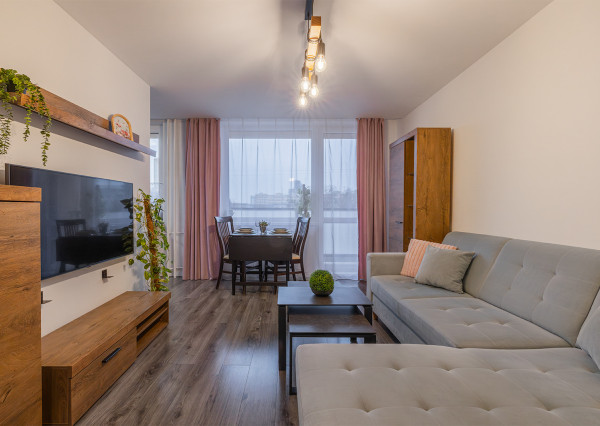 Na prenájom zariadený 1,5-izbový byt s loggiou v Košiciach