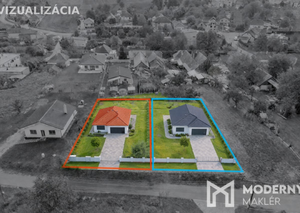 Na predaj dva stavebné pozemky v obci Brezolupy