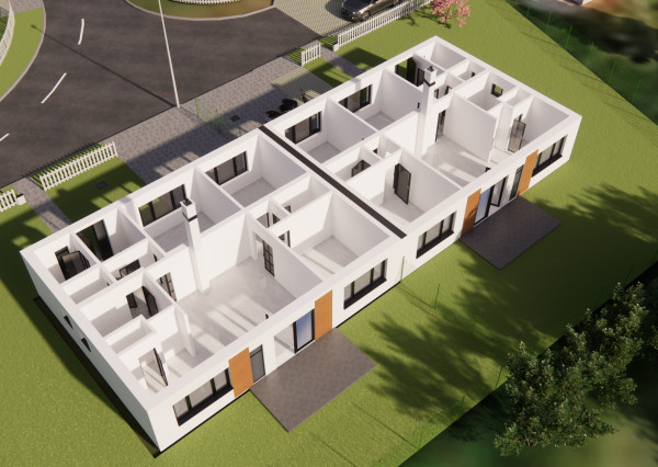 Na predaj 4-izbový rodinný dom TYP DOMU B  v obci Jelka