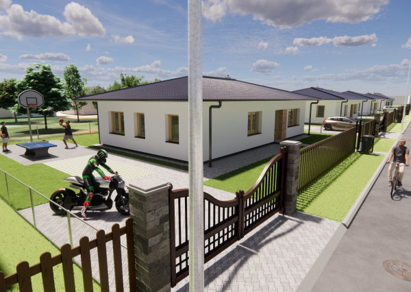 Na predaj 4-izbový rodinný dom TYP DOMU C  v obci Jelka