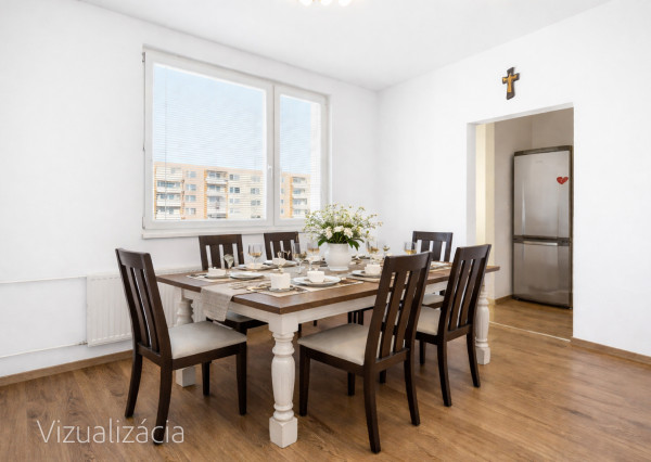Na predaj slnečný 3,5-izbový byt v Nitre na sídlisku Klokočina