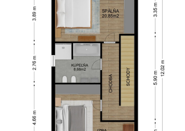 Na predaj novostavba v Lehniciach - časť trojdomu C