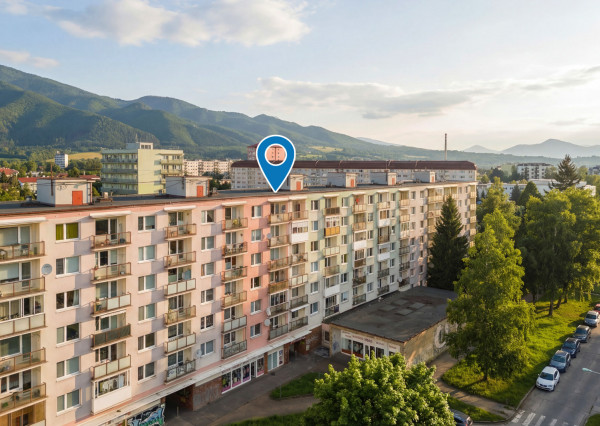 Na predaj veľkometrážny 3-izbový byt v Martine - Priekopa