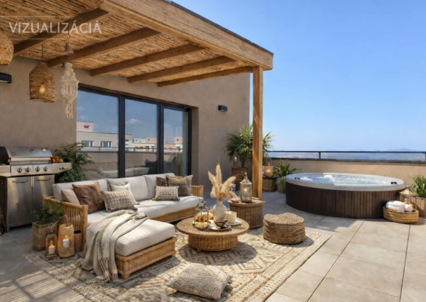 Na predaj 2-izbový byt s terasou v Bánovciach nad Bebravou