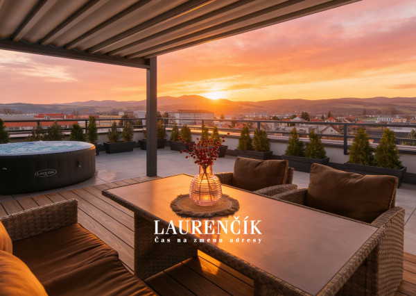 NA PREDAJ | Exkluzívny 3- izbový byt s veľkorysou terasou v Trenčíne