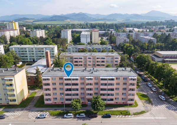 Na predaj 3-izbový byt s veľkou loggiou v Martin-Sever