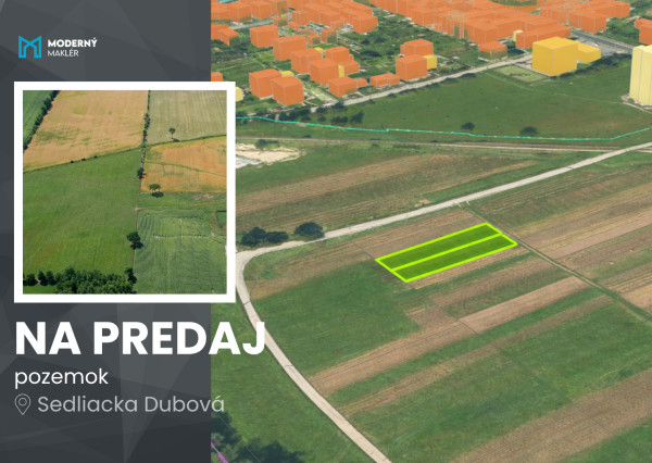 Pozemok vhodný na výstavbu rodinného domu, Sedliacka Dubová
