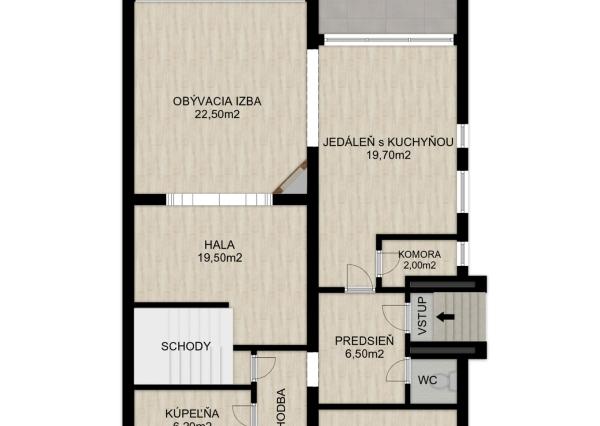 Na predaj 5-izbový rodinný dom v Hamuliakove