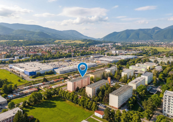 Na predaj 3-izbový byt s veľkou loggiou v Martin-Sever