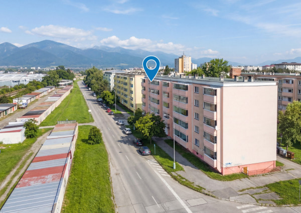 Na predaj 3-izbový byt s veľkou loggiou v Martin-Sever