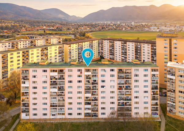 Na predaj prerobený 3-izbový byt s loggiou, Martin-Košúty II