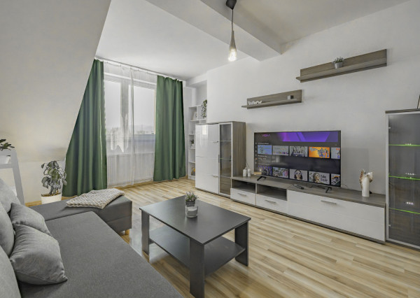 Na prenájom 2-izbový podkrovný byt s výhľadom v Prešove