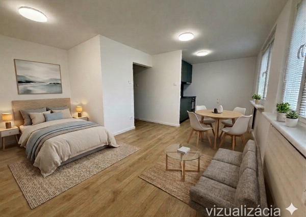 Na predaj zrekonštruovaný 1-izbový byt v Banskej Bystrici