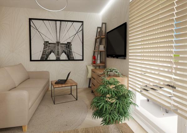 Na predaj investičný zariadený 1-izbový apartmán (nebytový priestor) v Bardejove