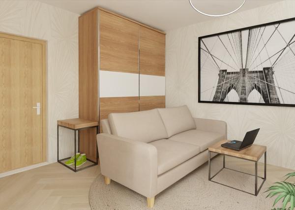 Na predaj investičný zariadený 1-izbový apartmán (nebytový priestor) v Bardejove