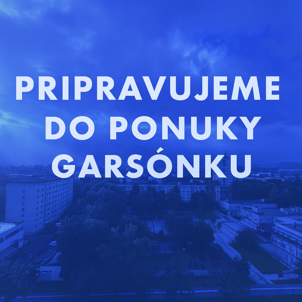 Na predaj Garsónka v Martine časť Sever