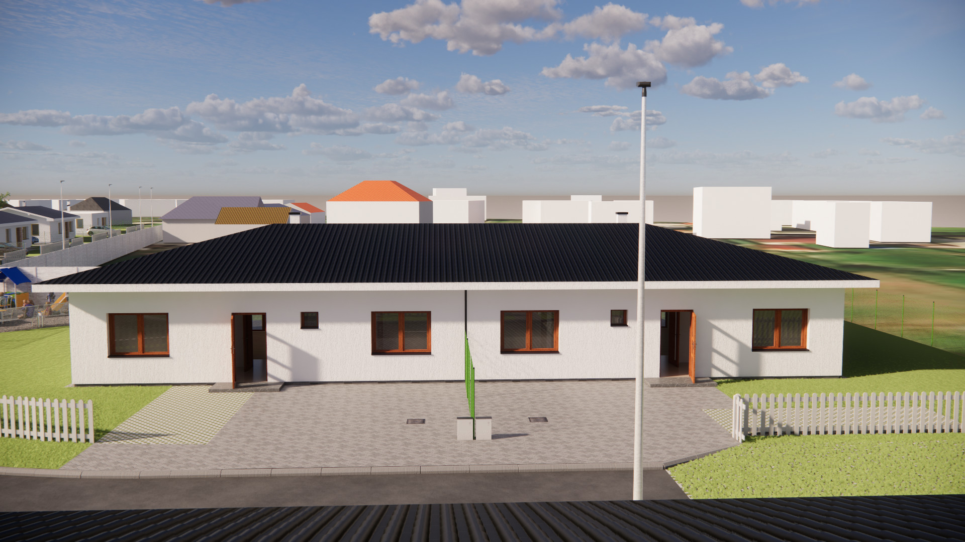 Na predaj 4-izbový rodinný dom TYP DOMU C  v obci Jelka